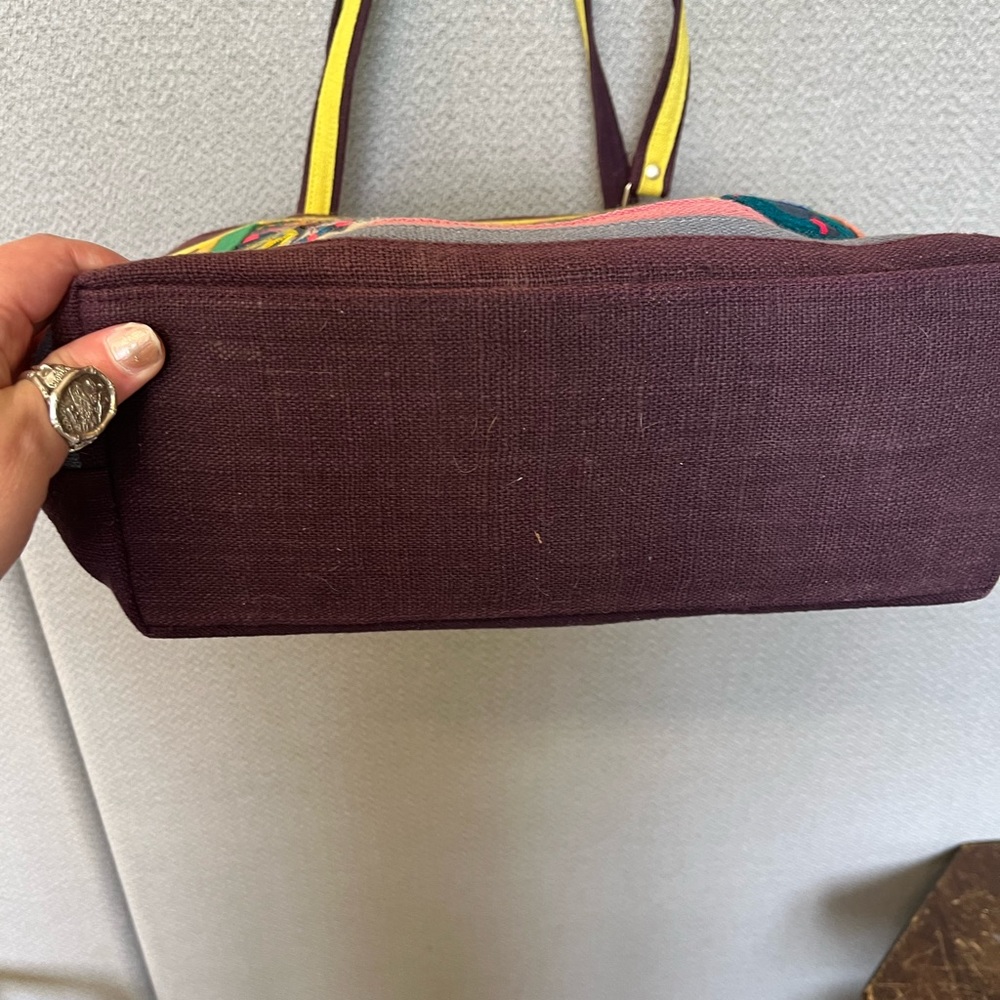Hand made colorful and durable tote funky animal/ spiritual vibe - Picture 4 of 13